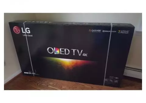 LG OLED65B6P Flat 65–Inch 4K Ultra HD TV